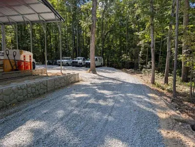 Retaining wall and driveway work in Alamance County, NC