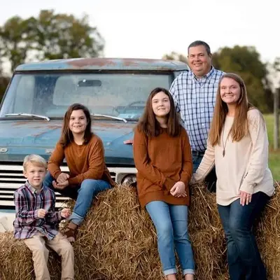 Phillip Ingle and family, owner-operators of Ingle Dirtworks in Alamance County, NC